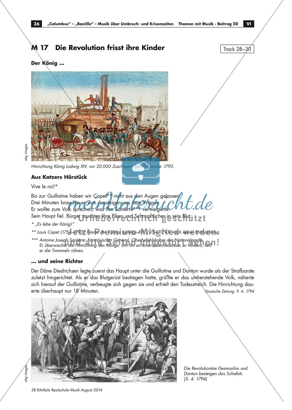 Musik über Umbruch- und Krisenzeiten: Bastille 1789 Preview 11