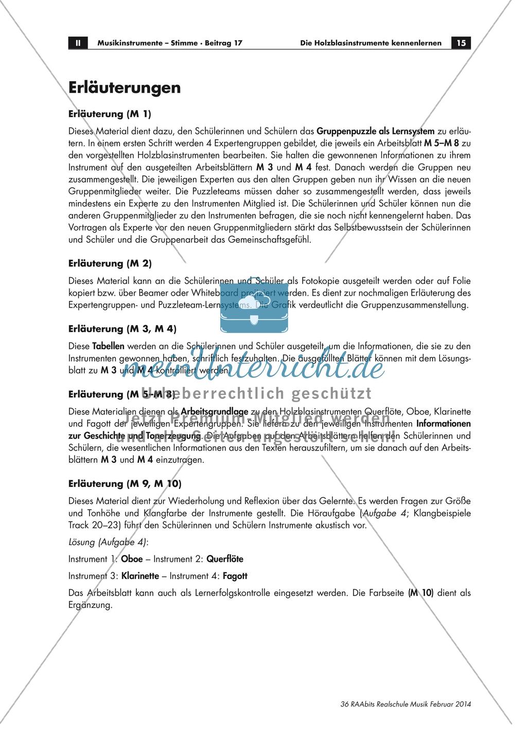 Gruppenpuzzle: Holzblasinstrumente Preview 15