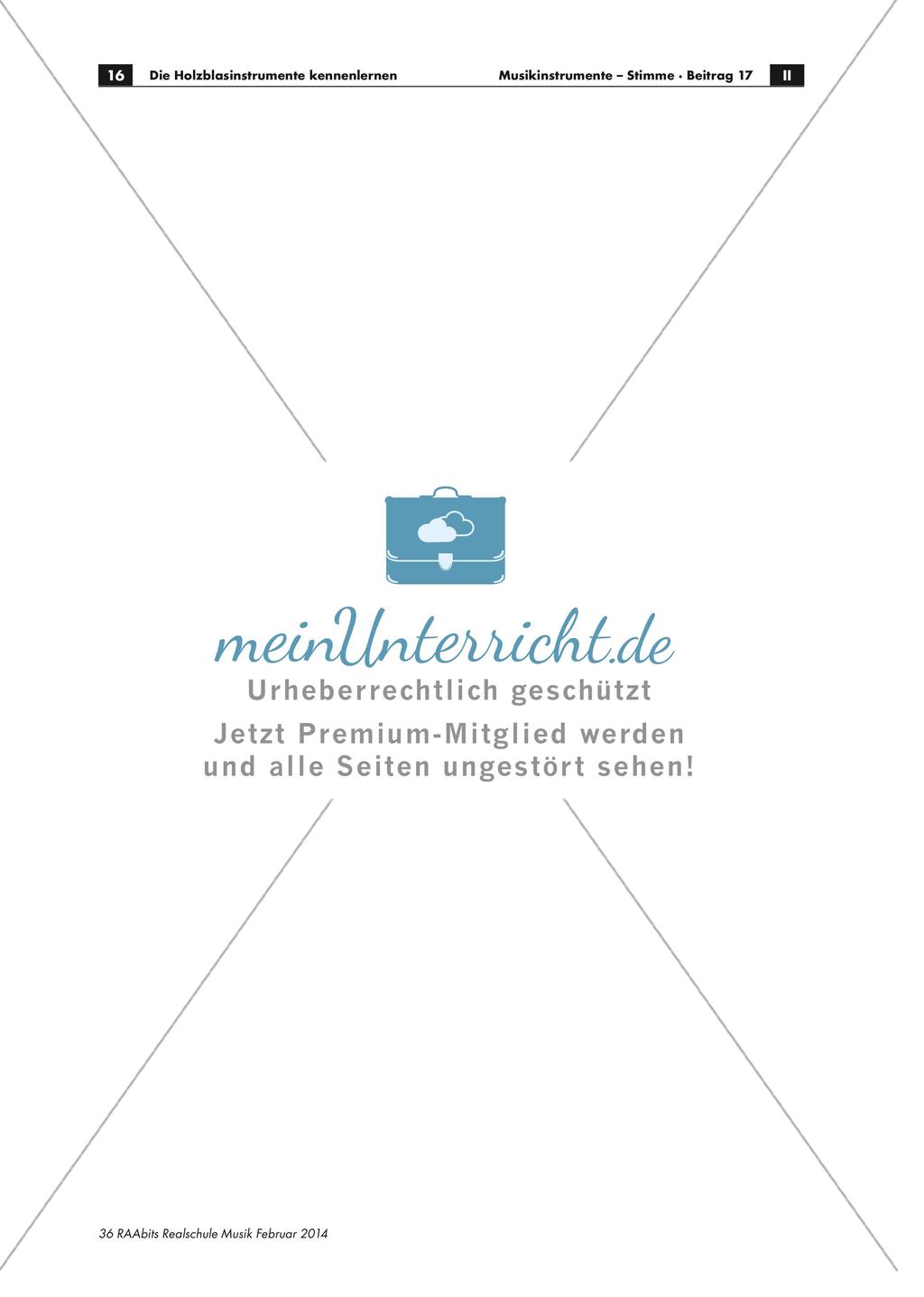 Gruppenpuzzle: Holzblasinstrumente Preview 16