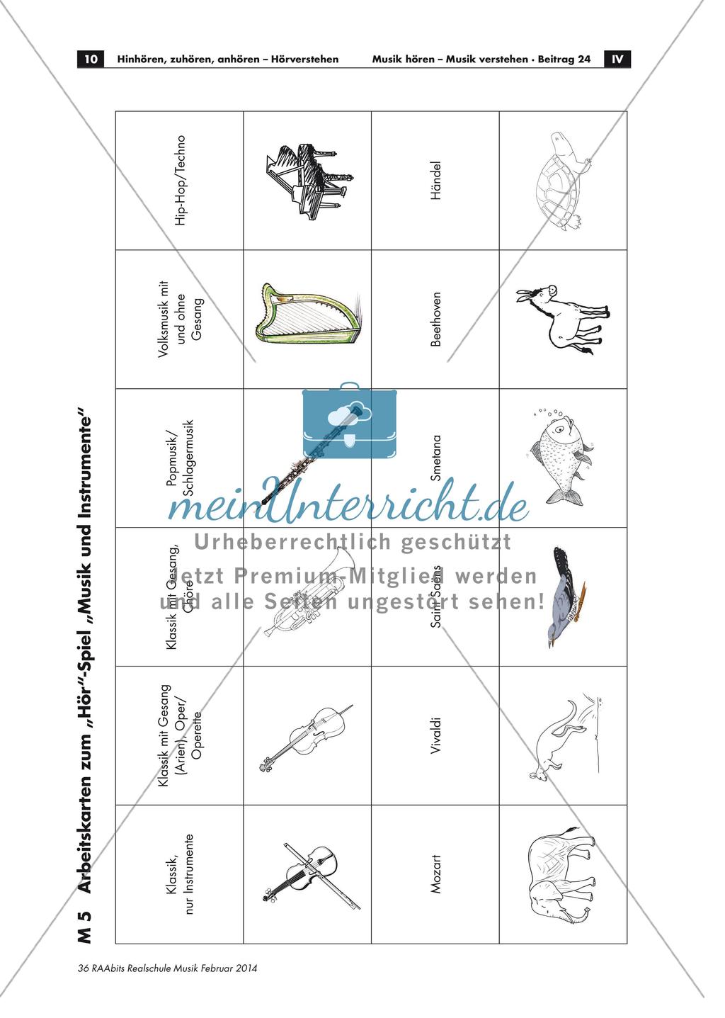 Hörverstehen im Musikunterricht Preview 10