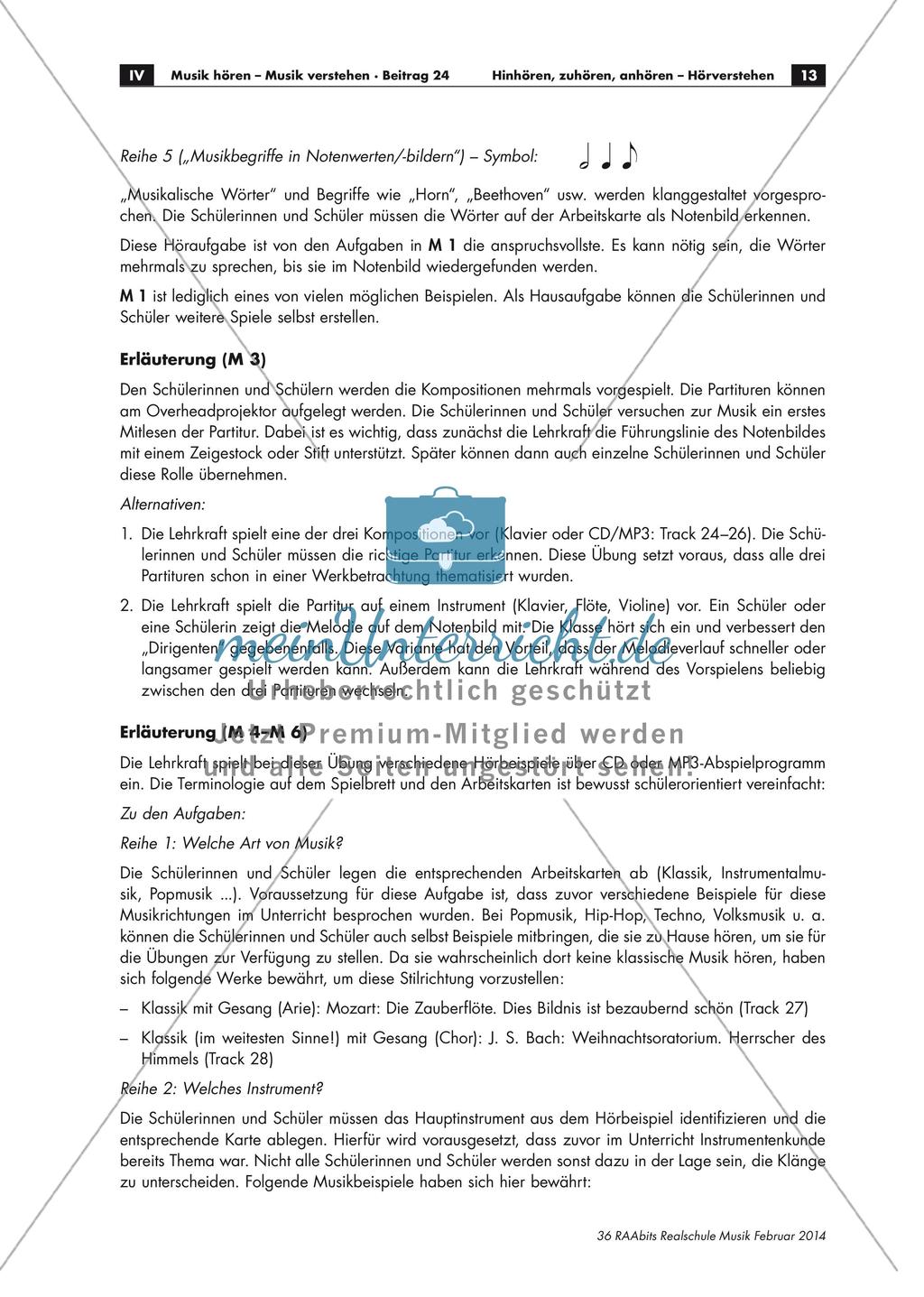 Hörverstehen im Musikunterricht Preview 13