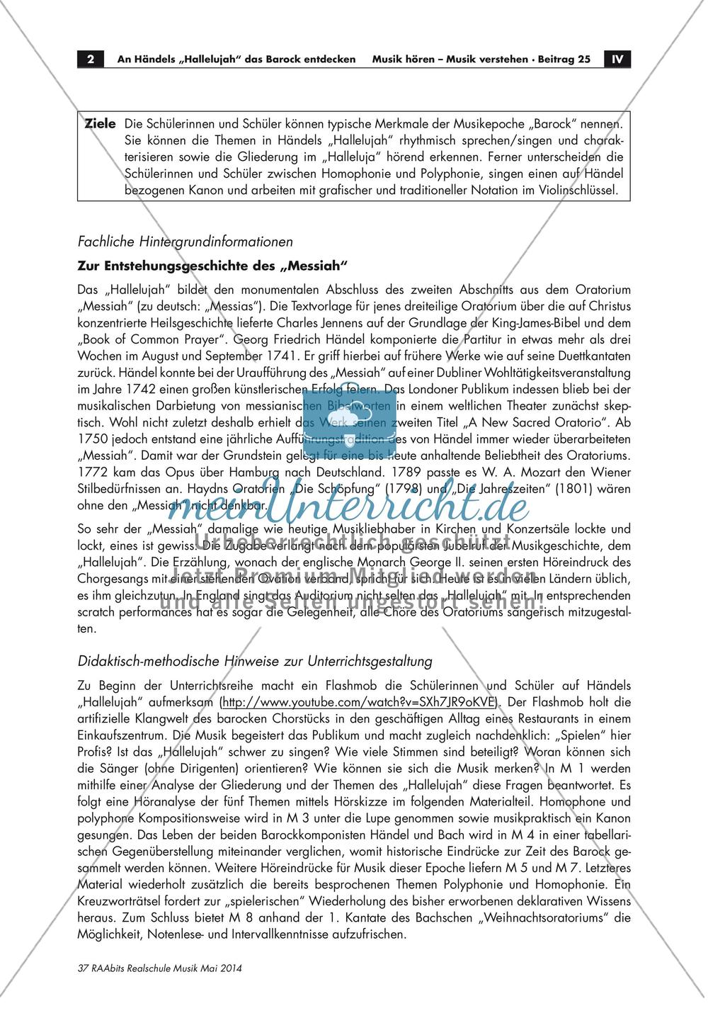 Entdecken des Barocks: Händel