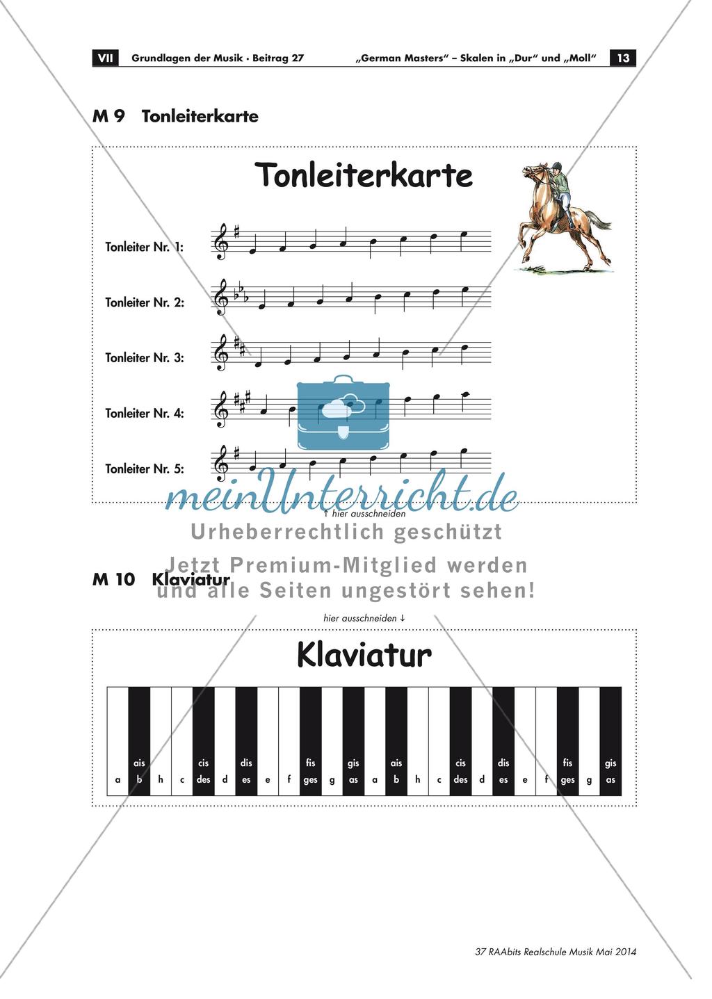Lernspiel für Skalen in