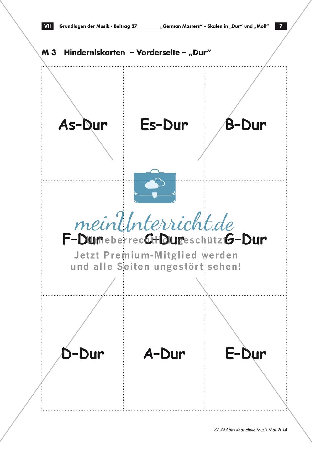 Lernspiel für Skalen in