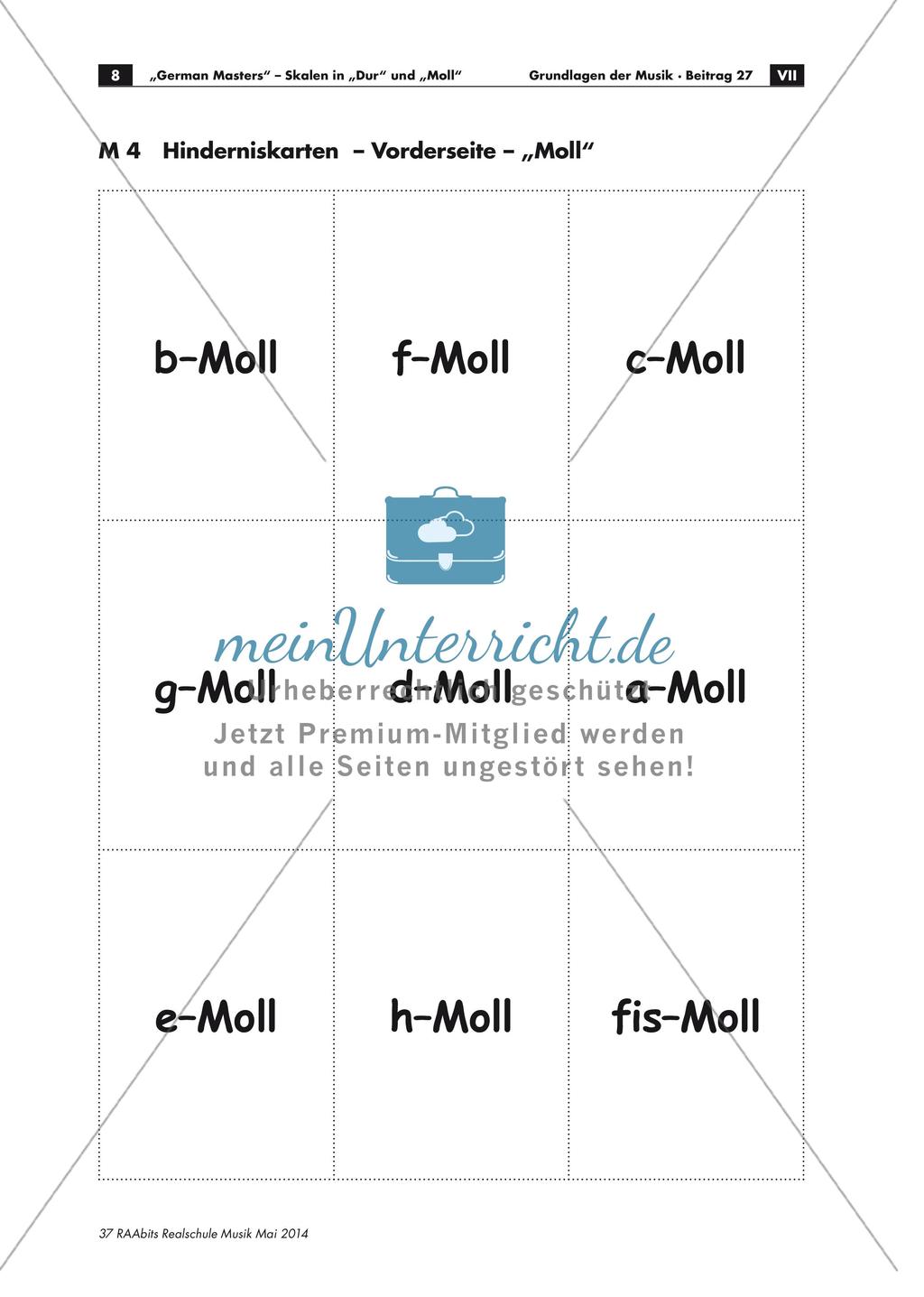 Lernspiel für Skalen in