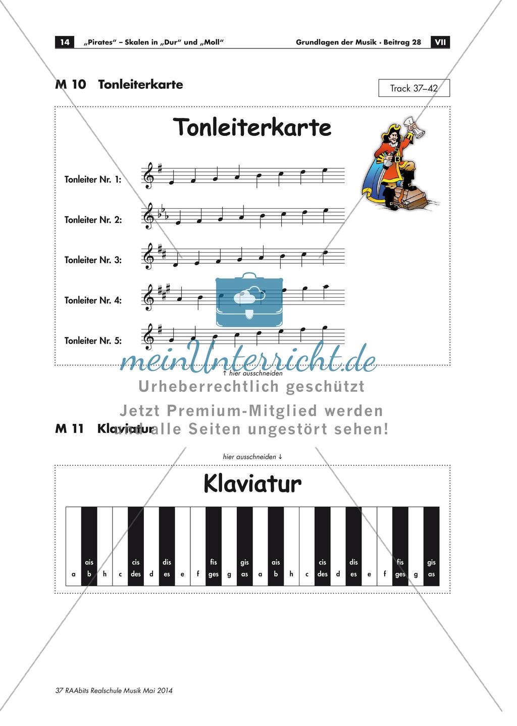 Lernspiel für Skalen in