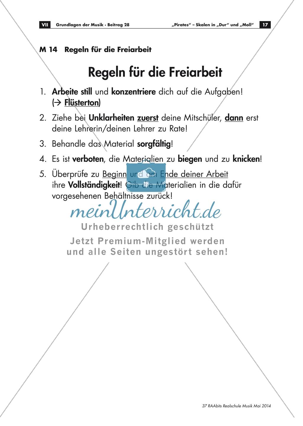 Lernspiel für Skalen in