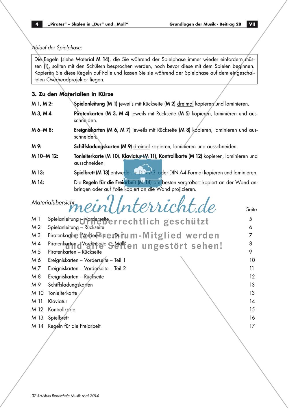 Lernspiel für Skalen in