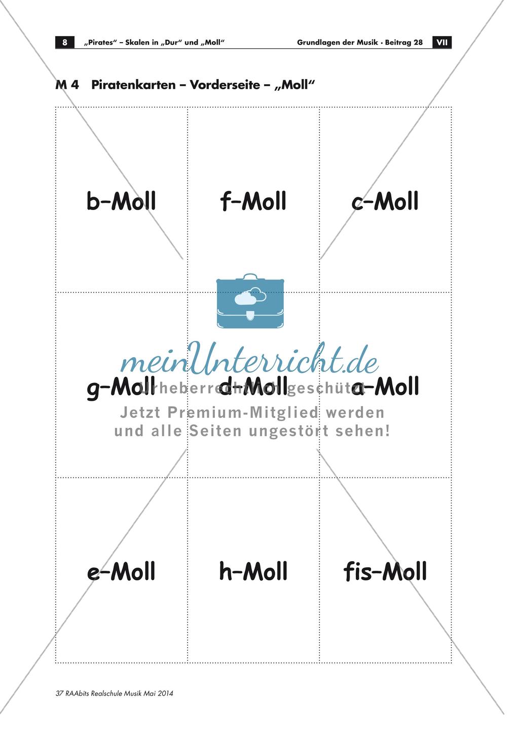Lernspiel für Skalen in
