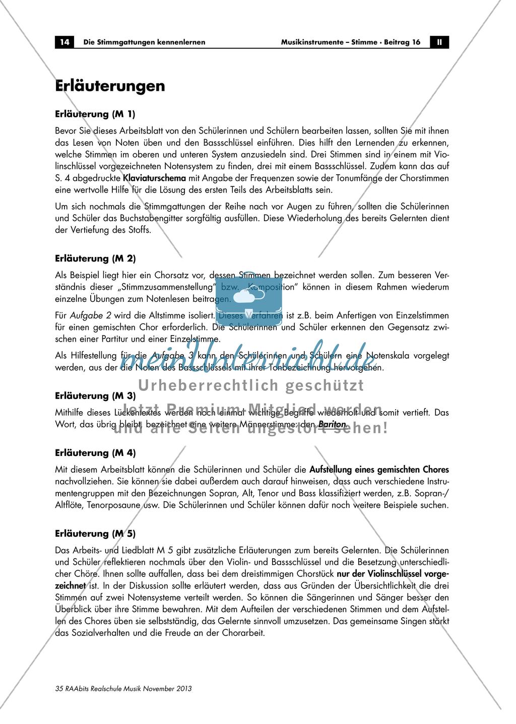 Stimmgattungen: Sopran - Alt - Tenor - Bass Preview 14
