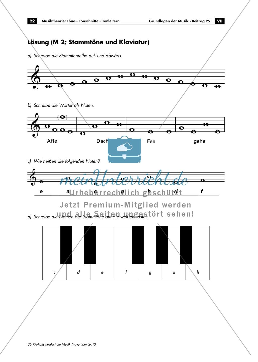 Musiktheorie: Lösungen Preview 2