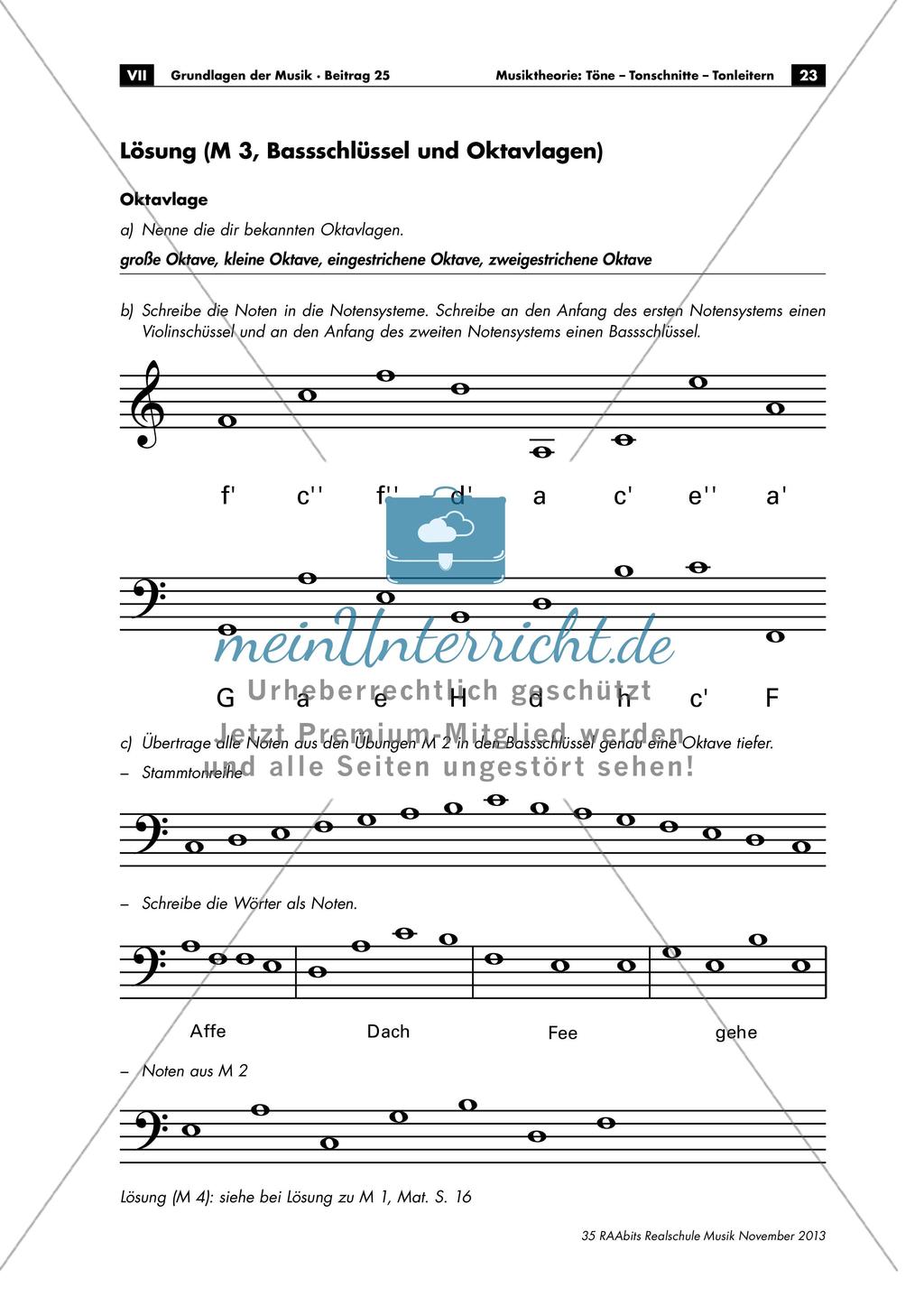 Musiktheorie: Lösungen Preview 3