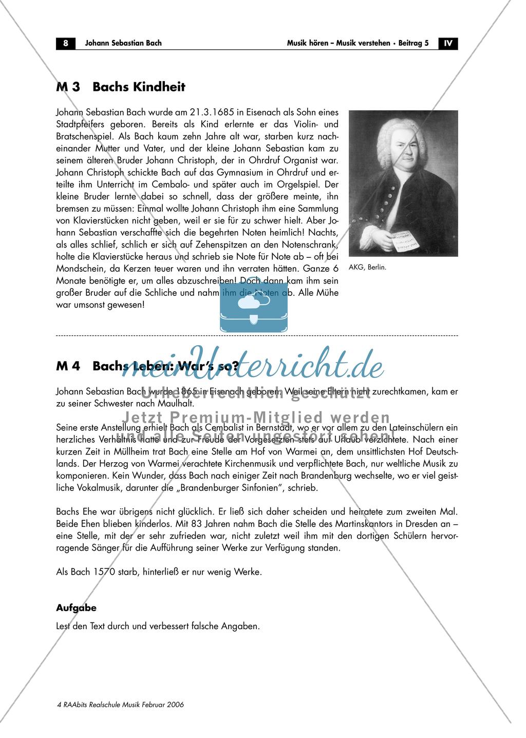 Johann Sebastian Bach Preview 3