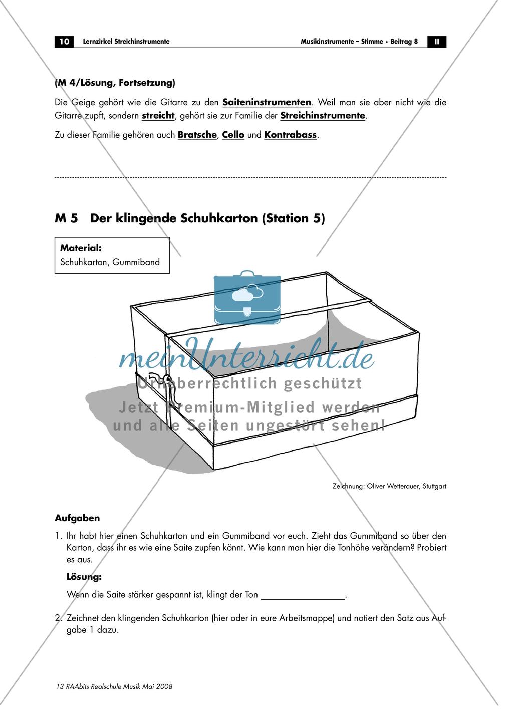 Lernzirkel: Streichinstrumente Preview 10