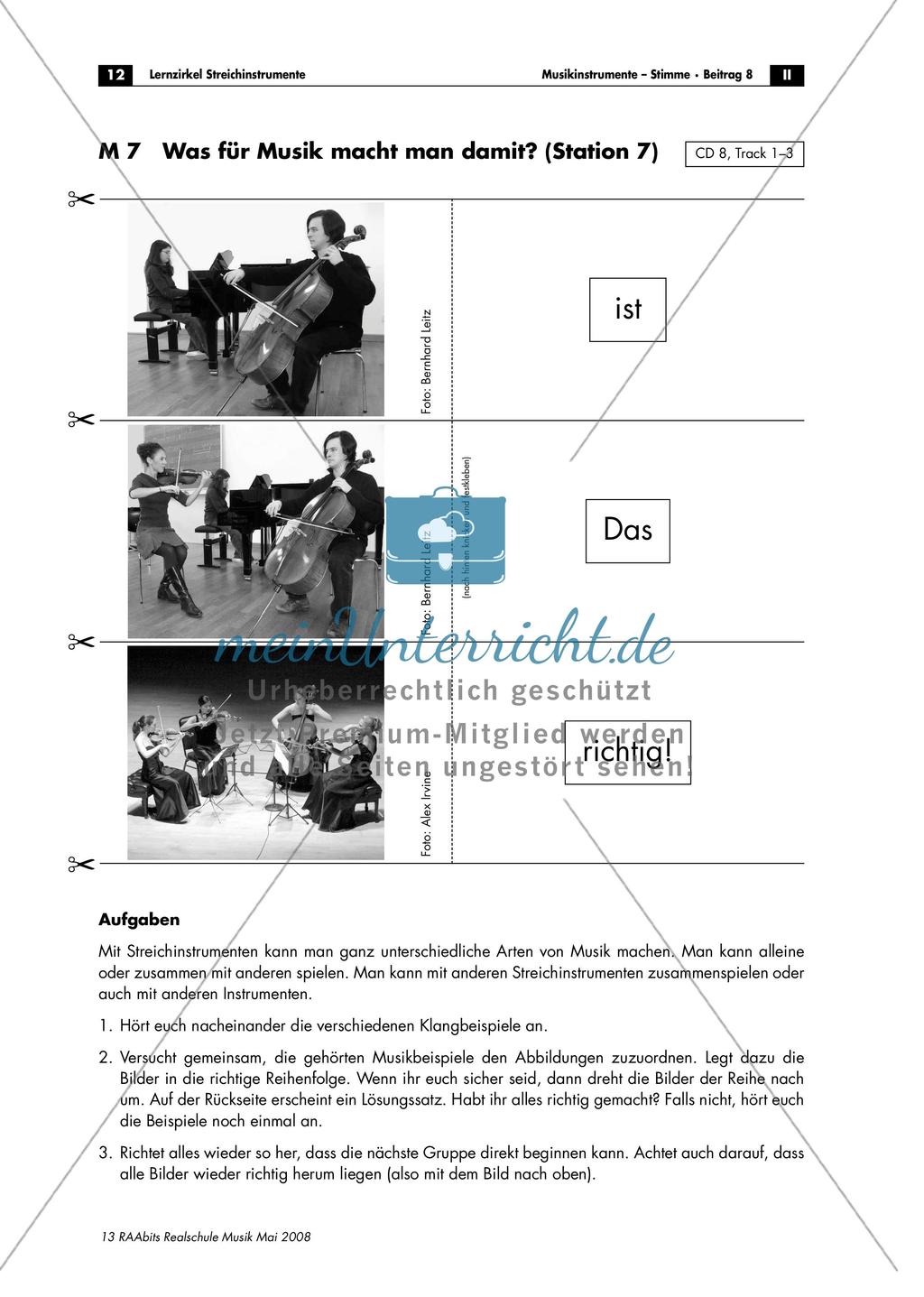 Lernzirkel: Streichinstrumente Preview 12
