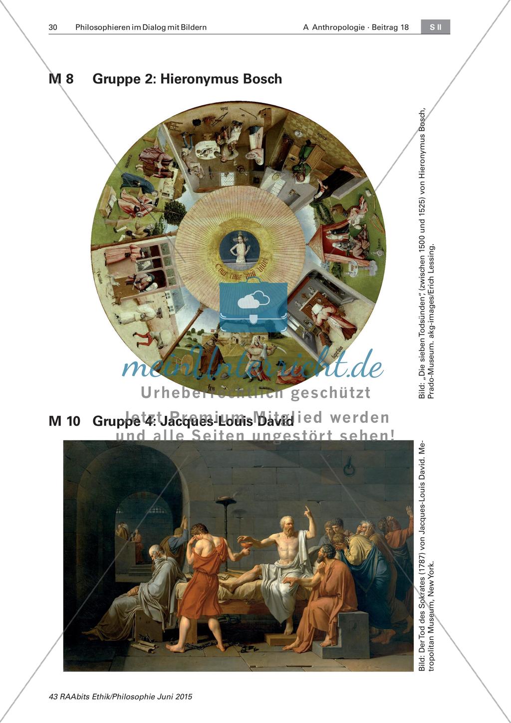 Philosophieren im Dialog mit Bildern - Gruppenpuzzle Preview 12