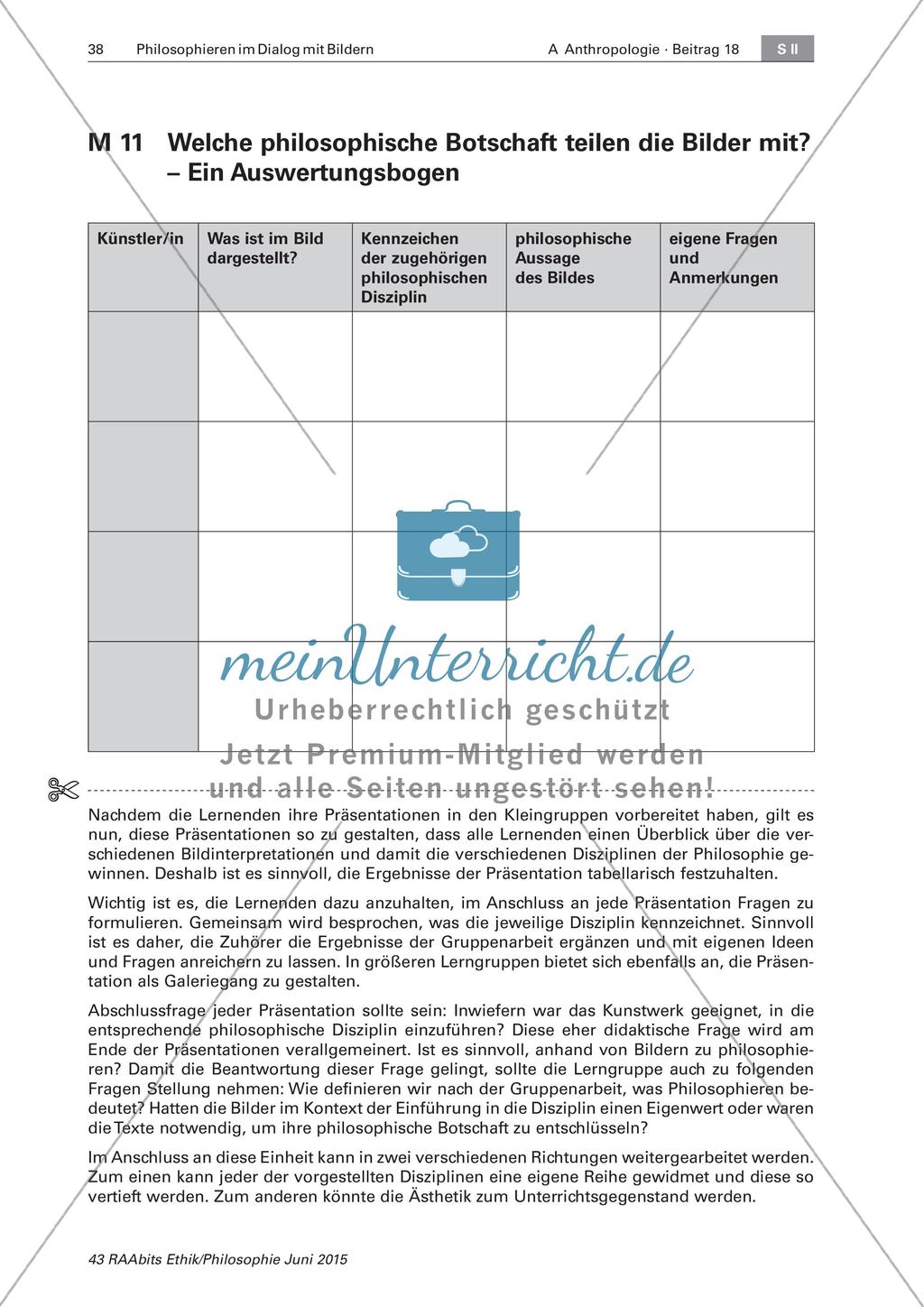 Philosophieren im Dialog mit Bildern - Gruppenpuzzle Preview 20