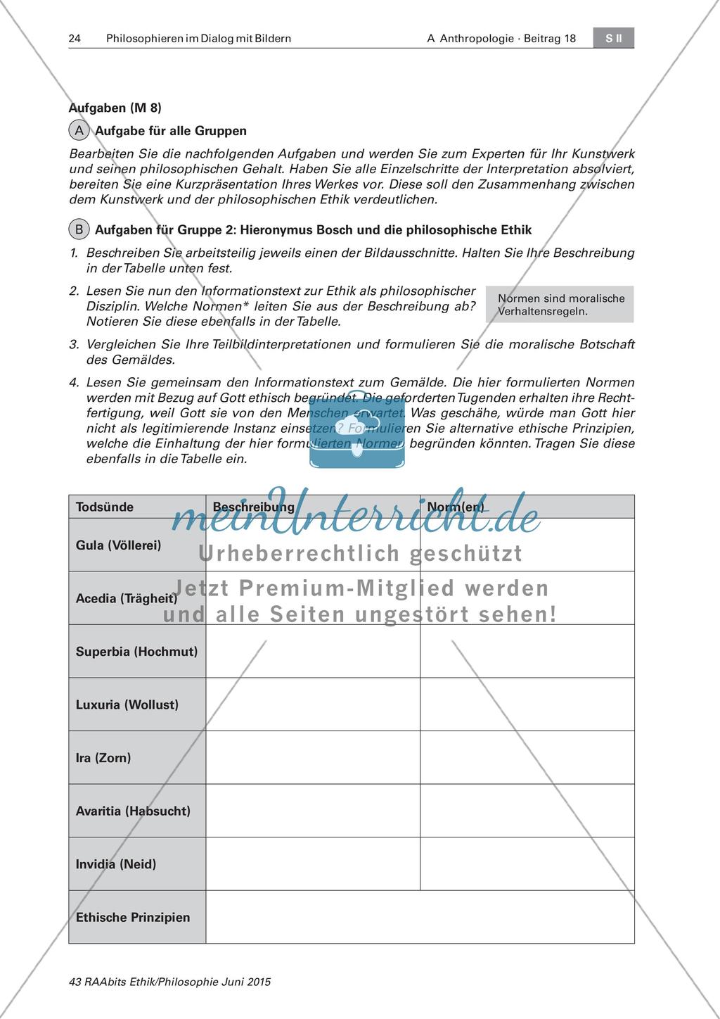Philosophieren im Dialog mit Bildern - Gruppenpuzzle Preview 6