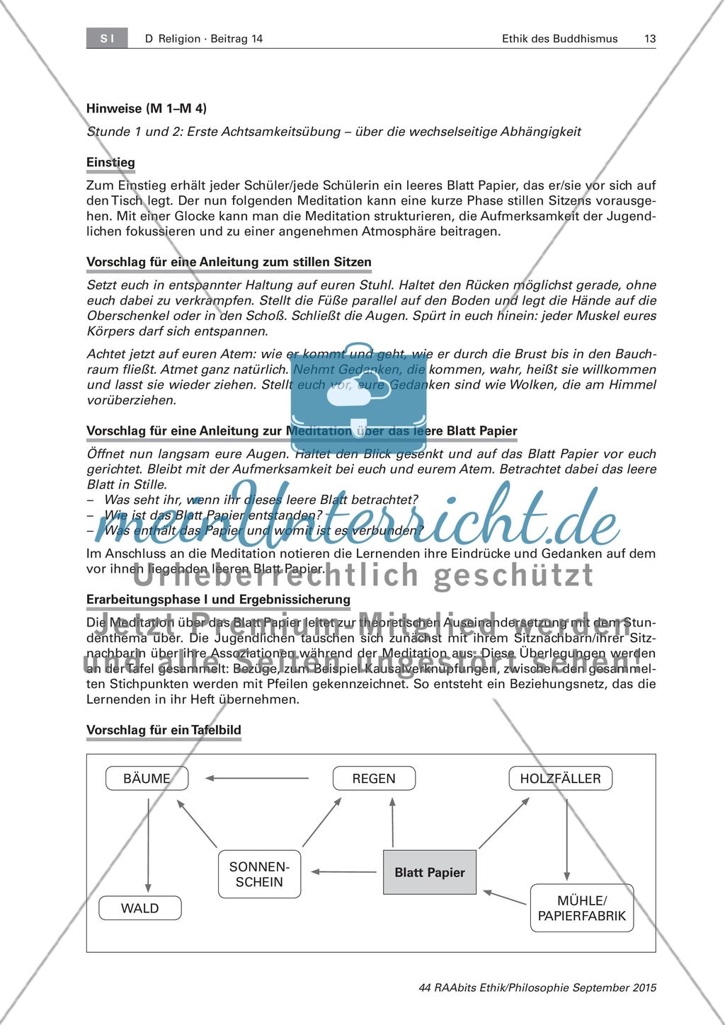 Erste Achtsamkeitsübung - über die wechselseitige Abhängigkeit Preview 5