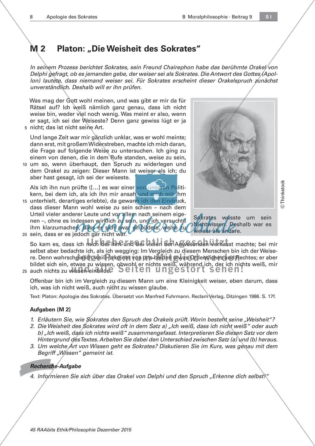 Der Tod und die Weisheit des Sokrates Preview 2
