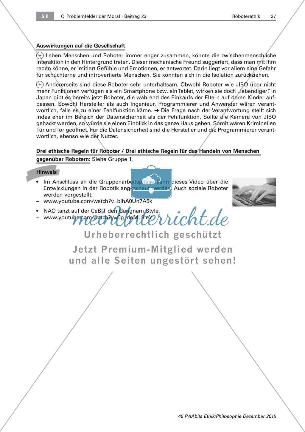 Roboter im Dienste des Menschen - eine Gruppenarbeit Preview 11