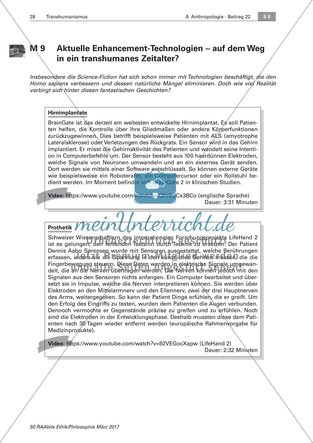 Transhumanismus: Human-Enhancement-Technologien Preview 2