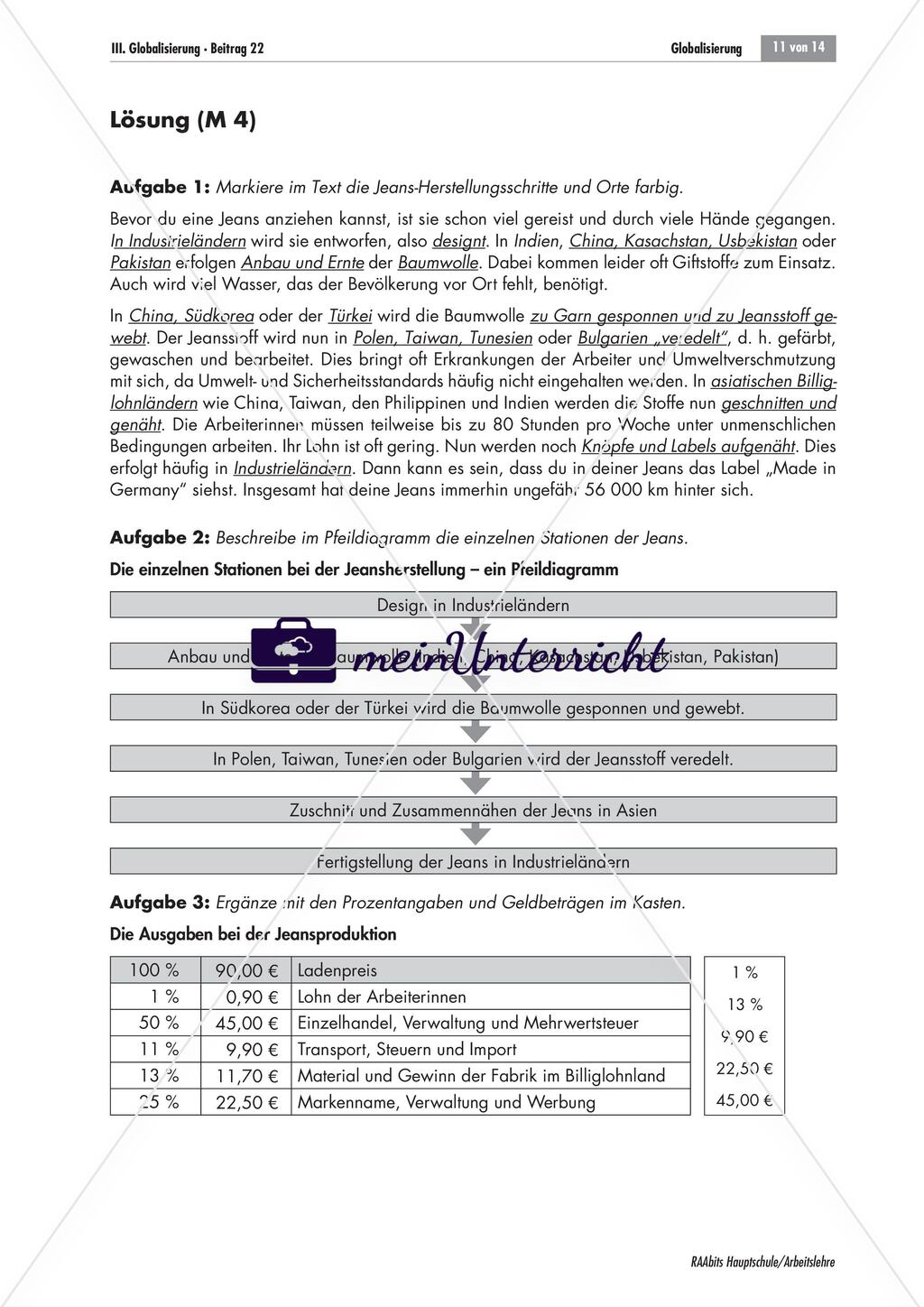 Die Globalisierung und ihre Folgen - ein Gruppenpuzzle Preview 10