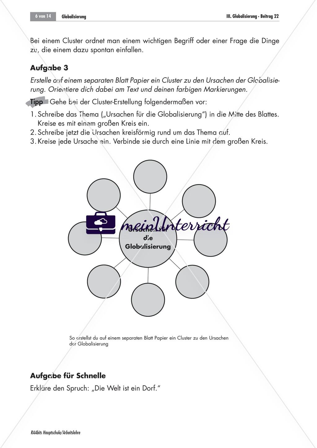 Die Globalisierung und ihre Folgen - ein Gruppenpuzzle Preview 5