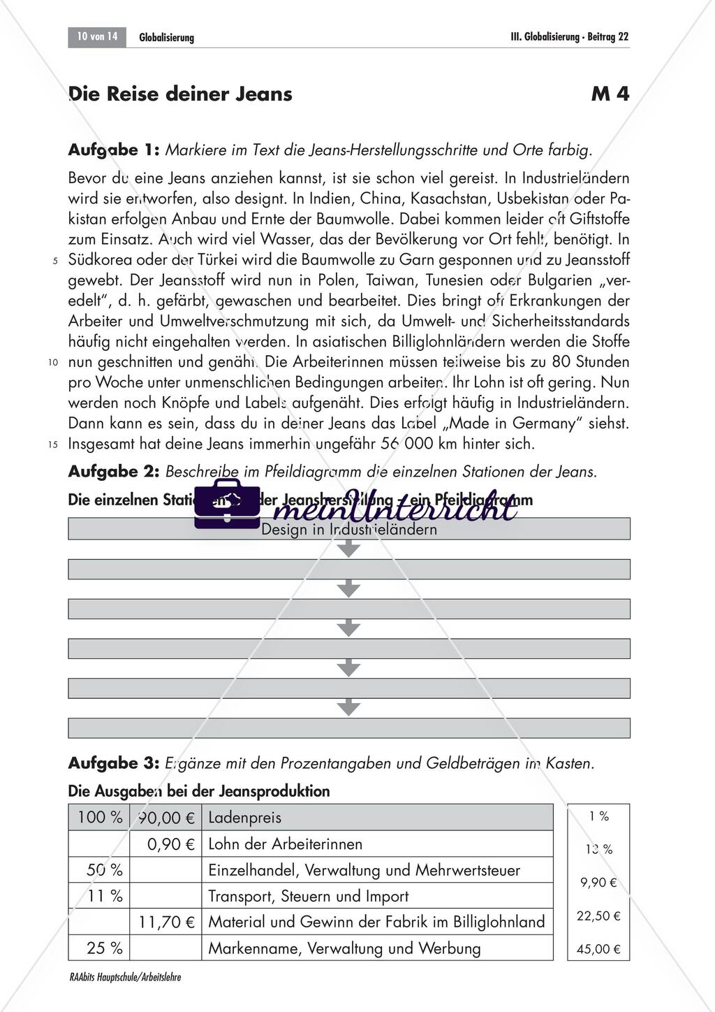 Die Globalisierung und ihre Folgen - ein Gruppenpuzzle Preview 9