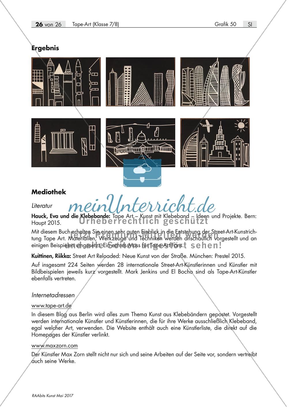 Tape Art: Das Tapen einer Skyline Preview 26