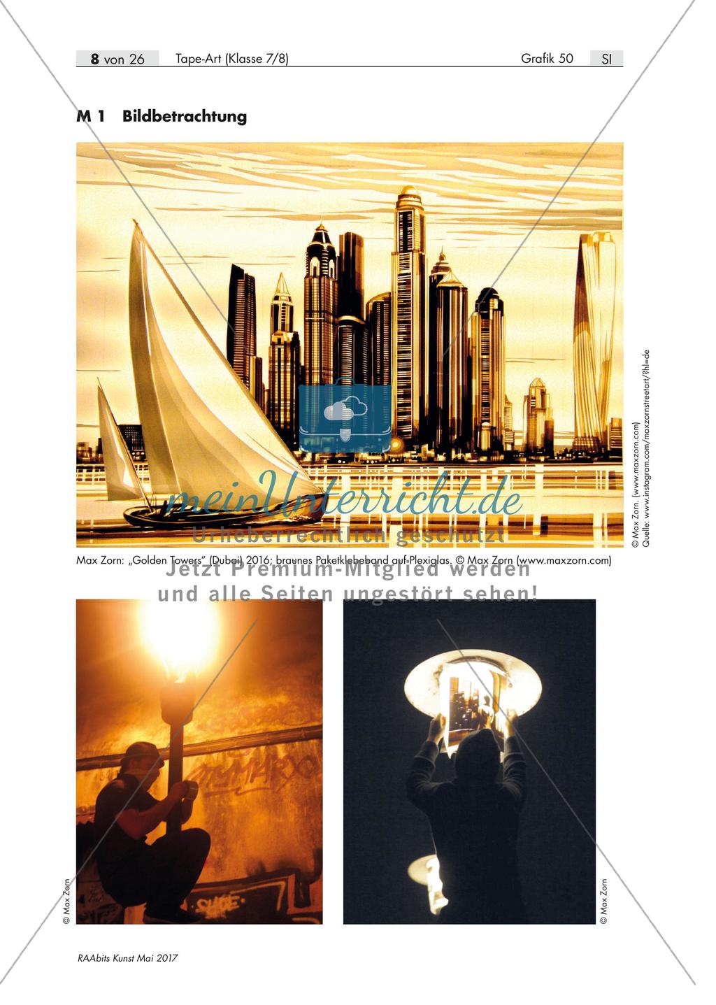 Tape Art: Das Tapen einer Skyline Preview 8