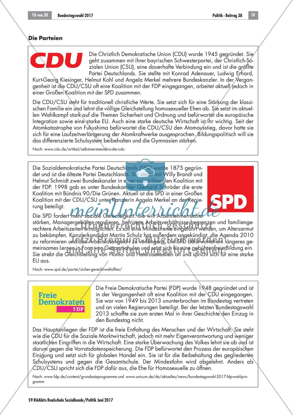 Die Bundestagswahl 2017 Preview 9