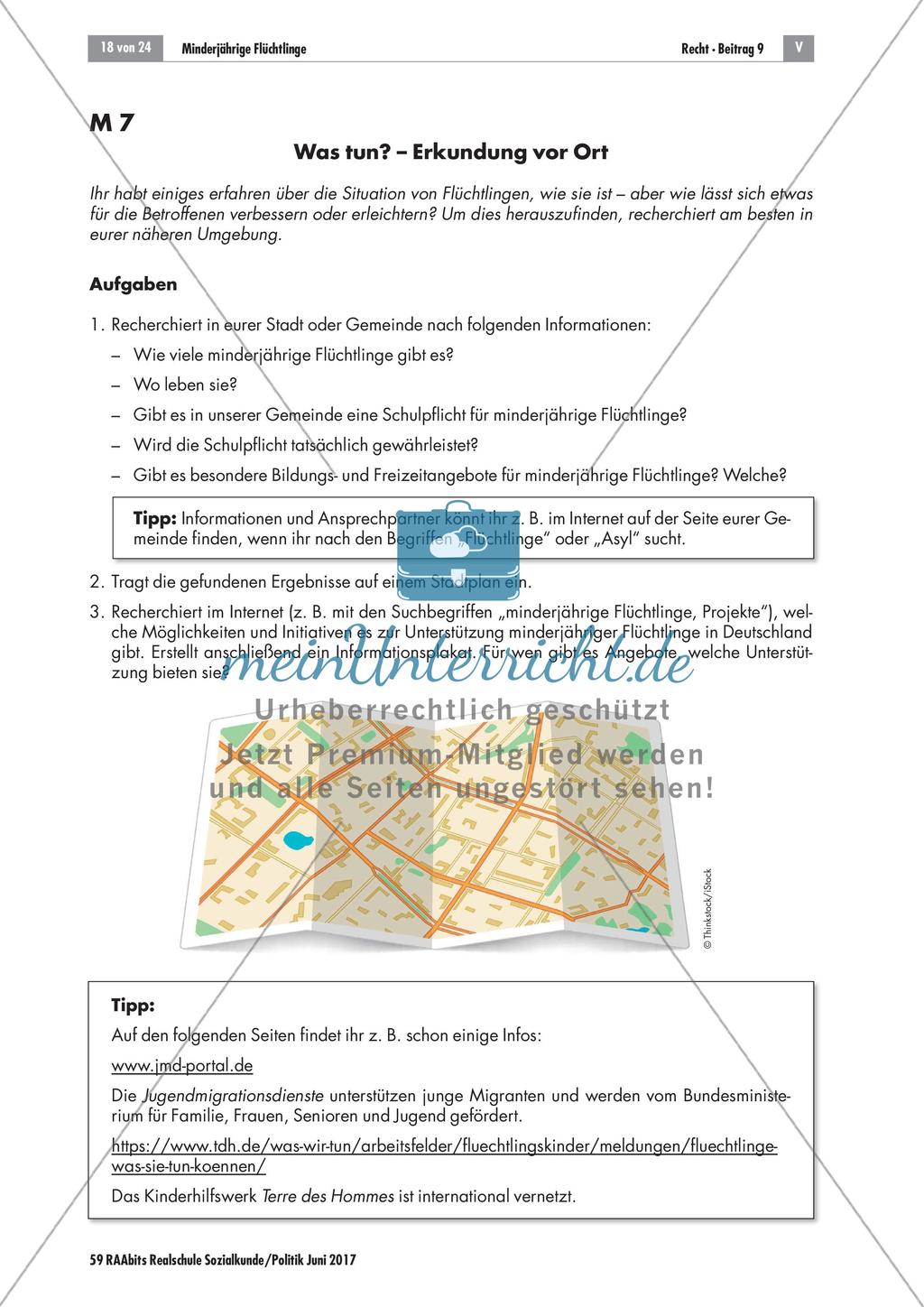 Die Situation und Rechte minderjähriger Flüchtlinge Preview 12