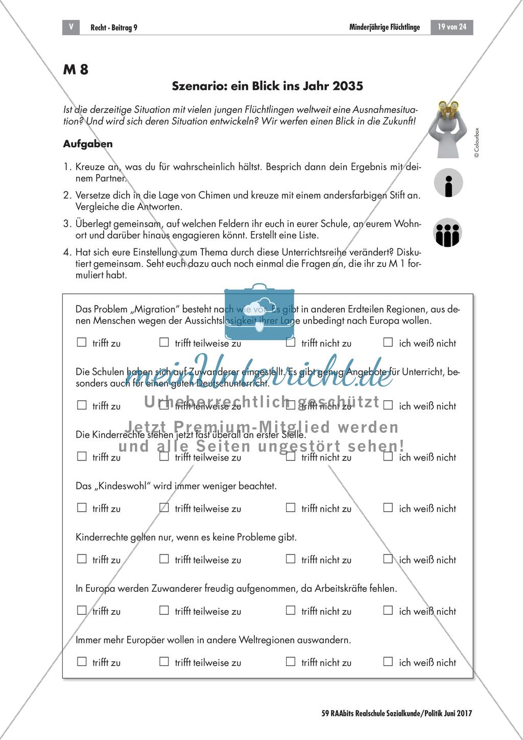 Die Situation und Rechte minderjähriger Flüchtlinge Preview 13