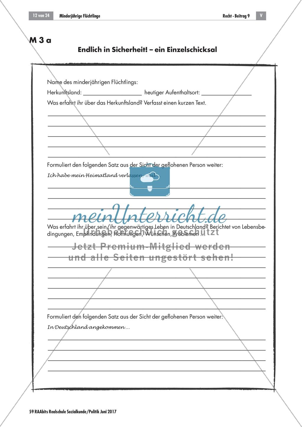 Die Situation und Rechte minderjähriger Flüchtlinge Preview 6