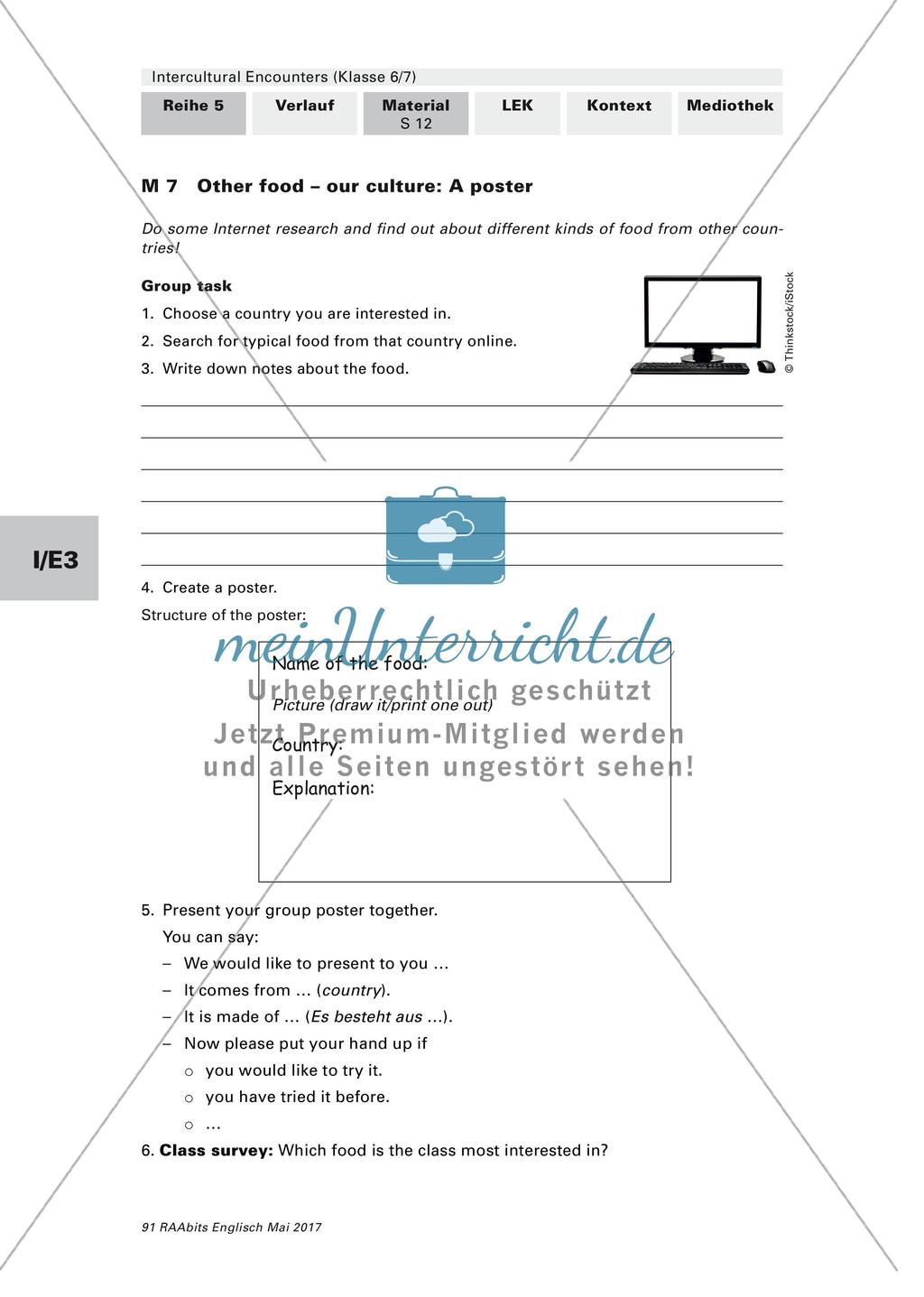 Intercultural Encounters - Eating habits Preview 5
