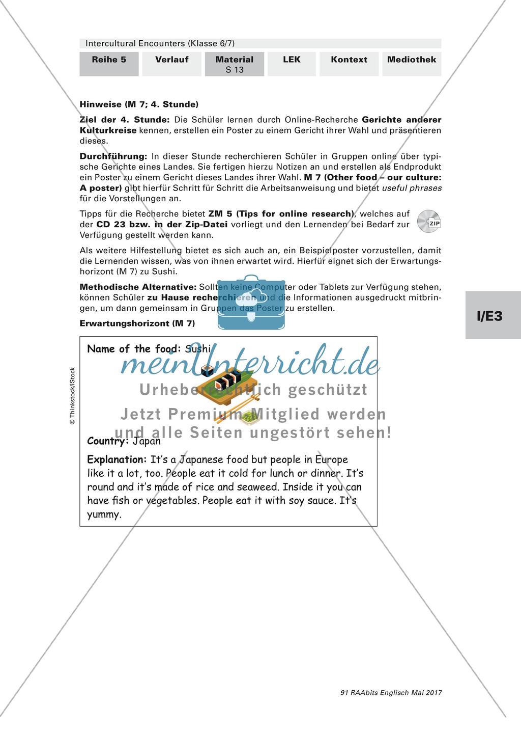 Intercultural Encounters - Eating habits Preview 6