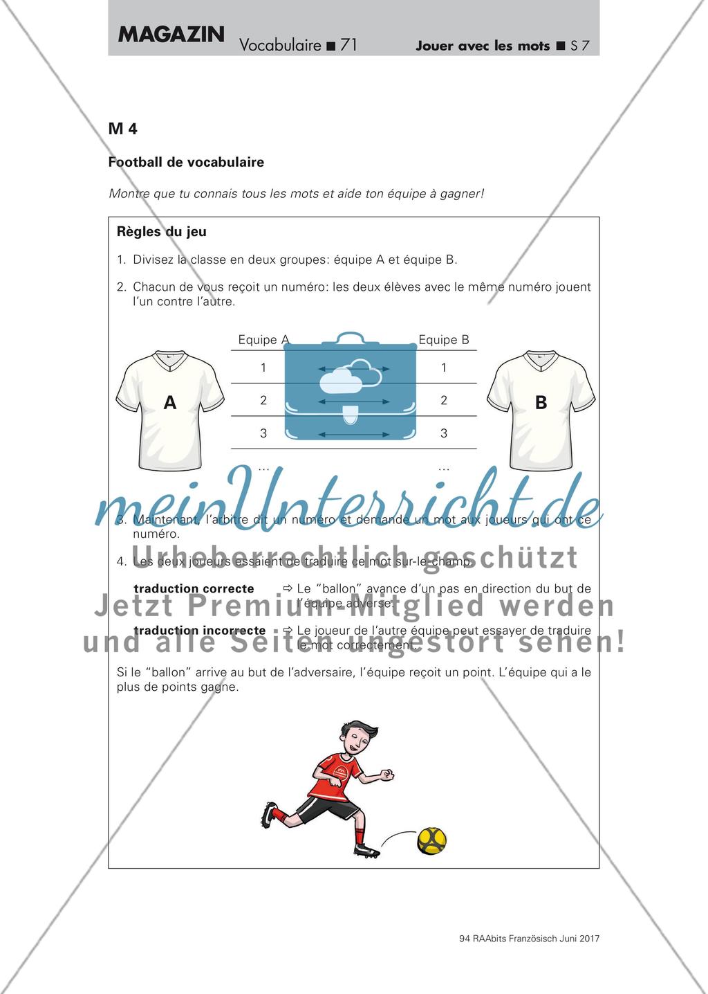 Wortschatzarbeit: Vokabelspiele Preview 7