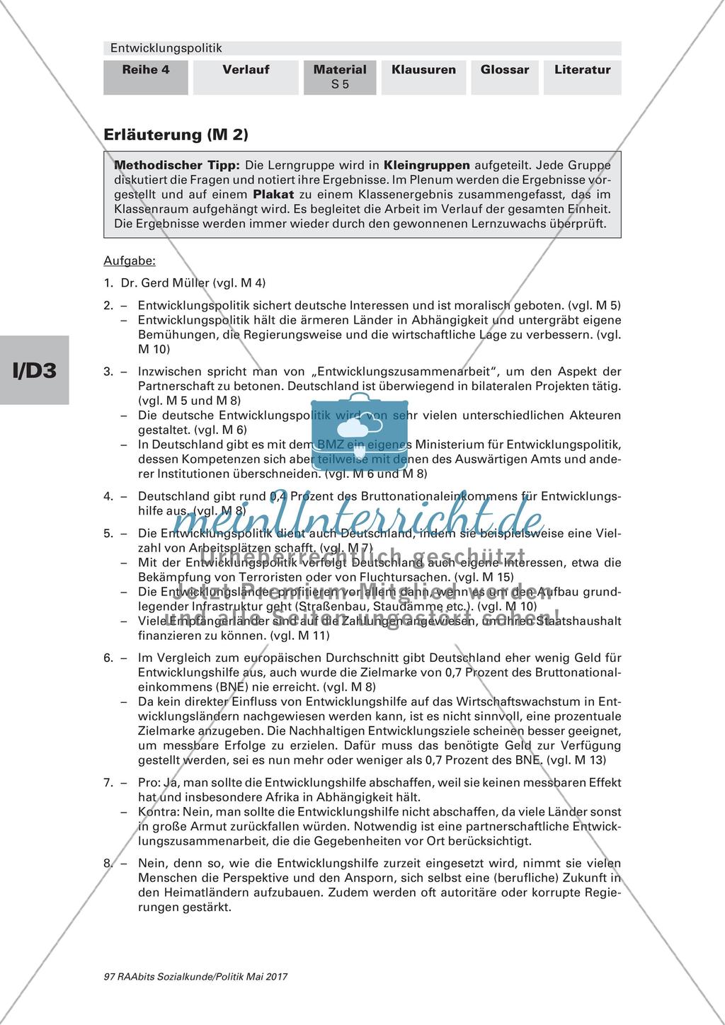 Die Bedeutung der Entwicklungspolitik Preview 4