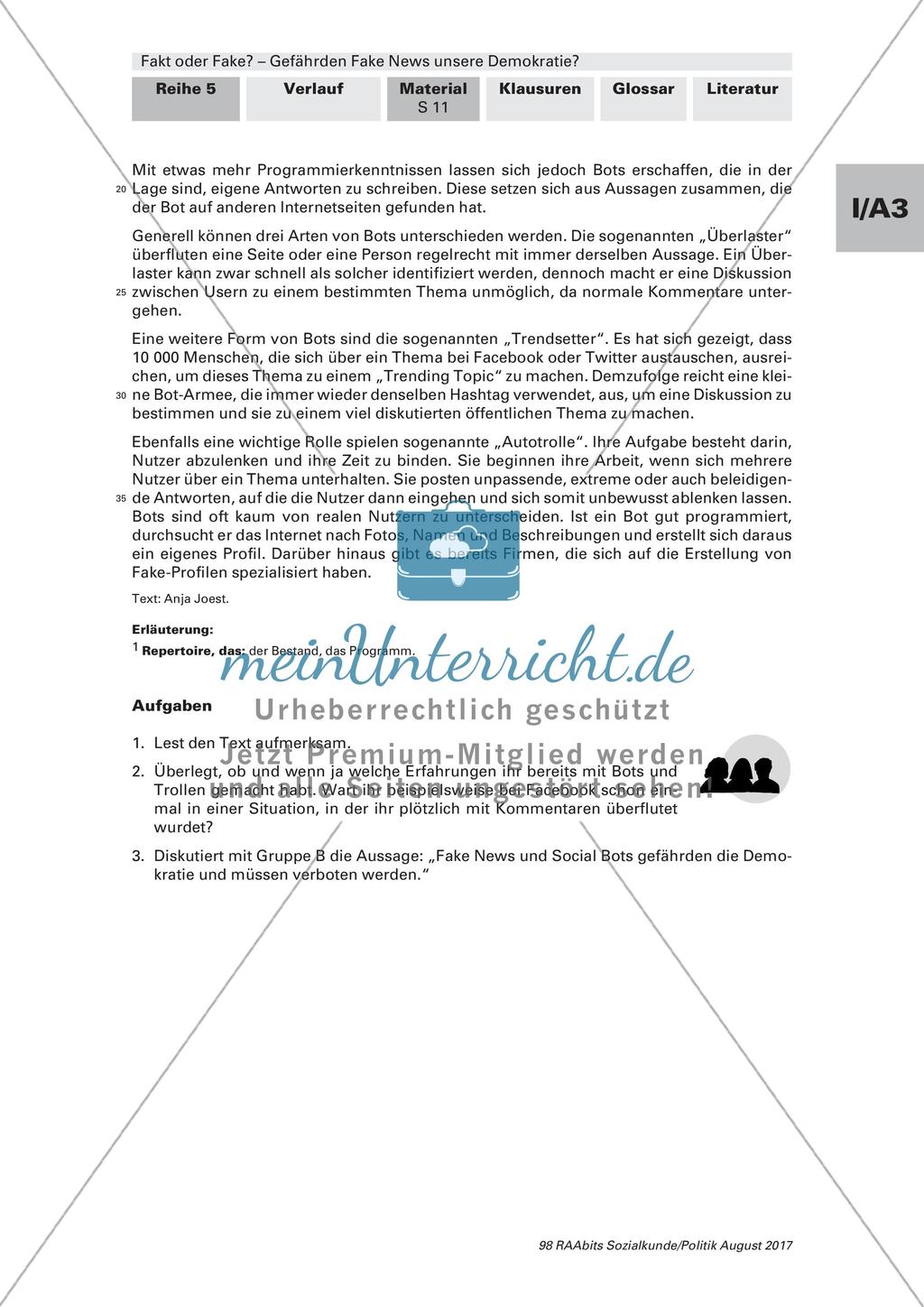 Entstehung von Fake News Preview 4