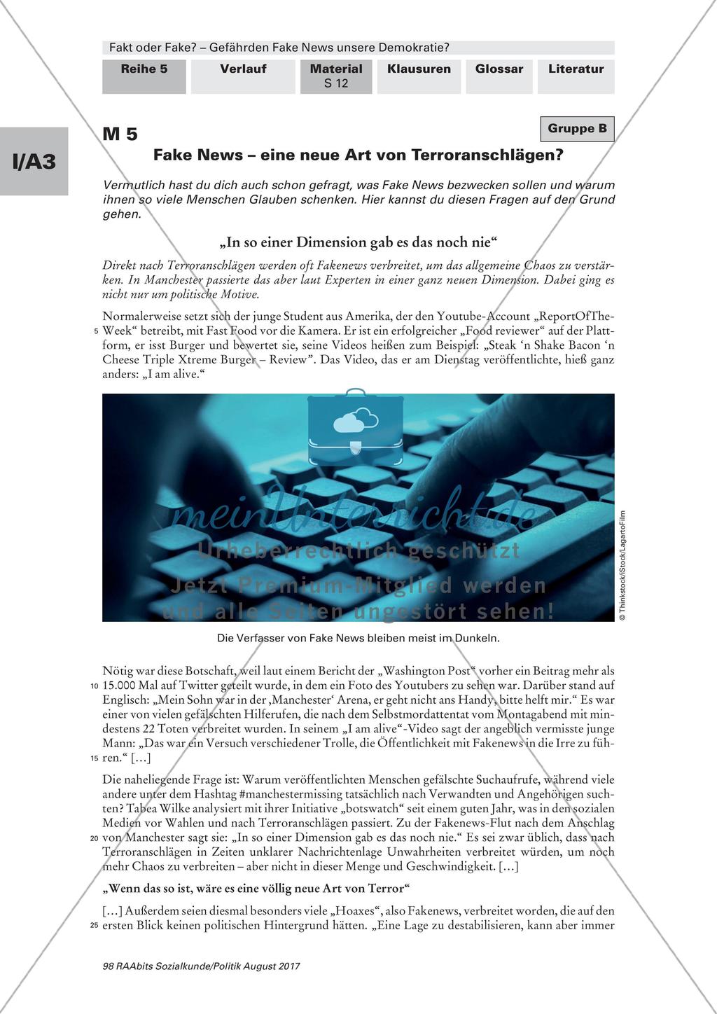 Entstehung von Fake News Preview 5