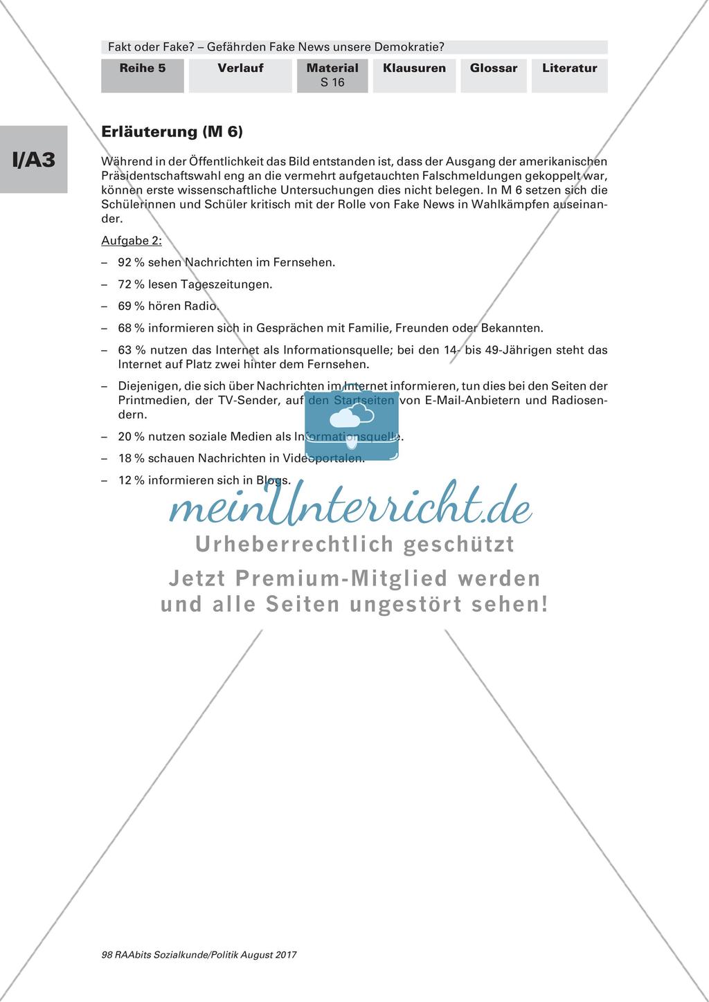 Fake News in Zusammenhang mit Wahlen Preview 2