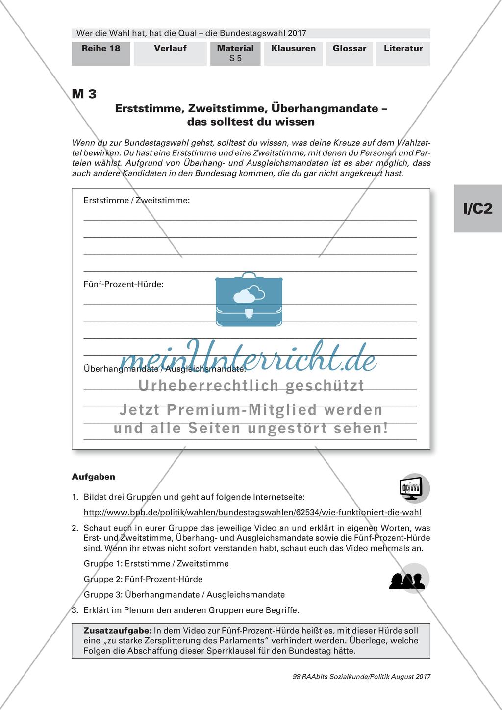 Bundestagswahl 2017: Wahlgrundsätze Preview 4