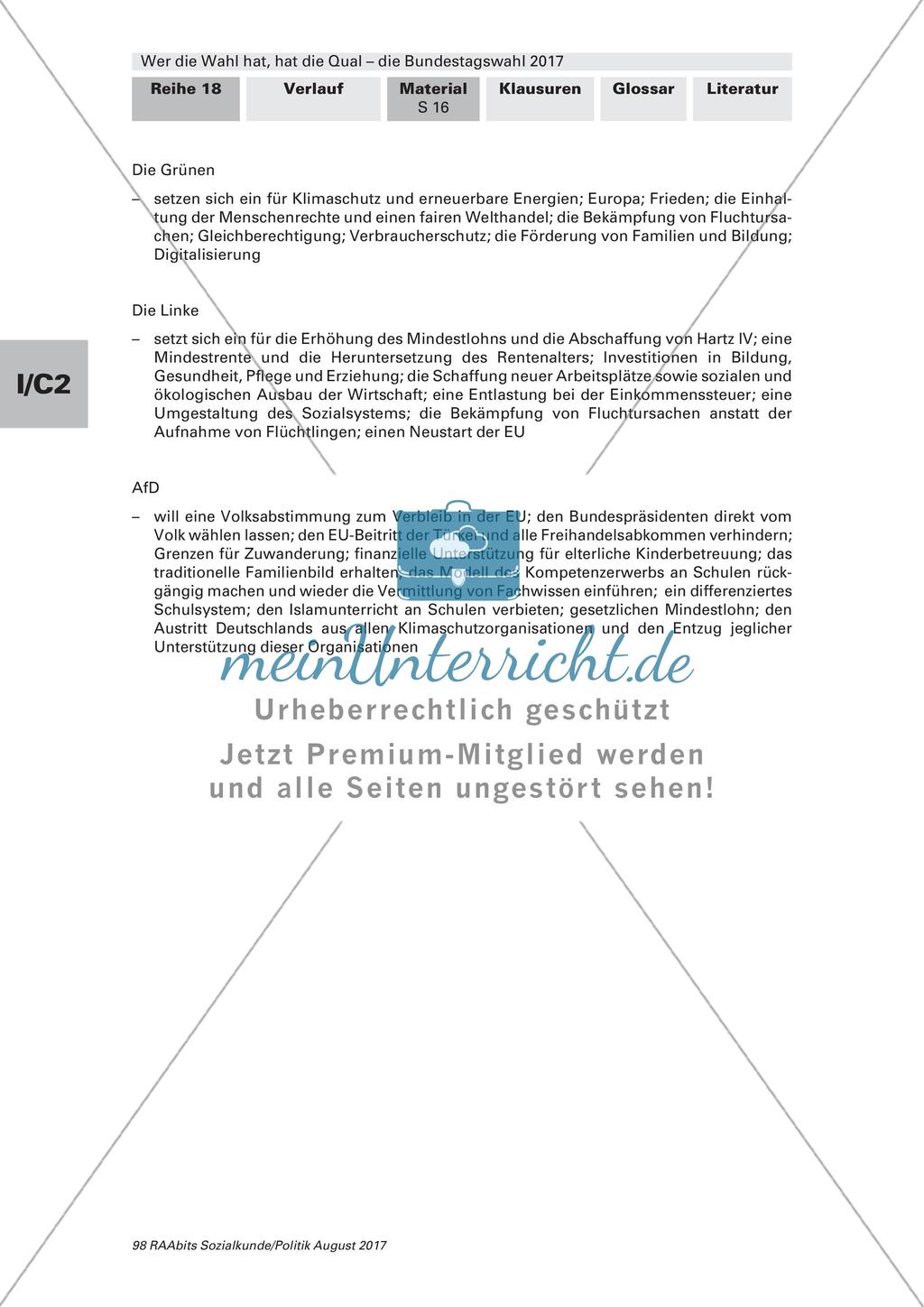 Bundestagswahl 2017: Die wichtigsten Parteien Preview 10
