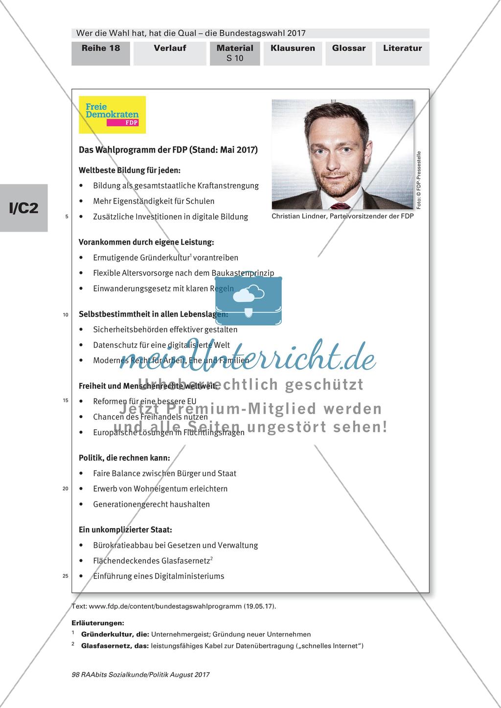 Bundestagswahl 2017: Die wichtigsten Parteien Preview 4