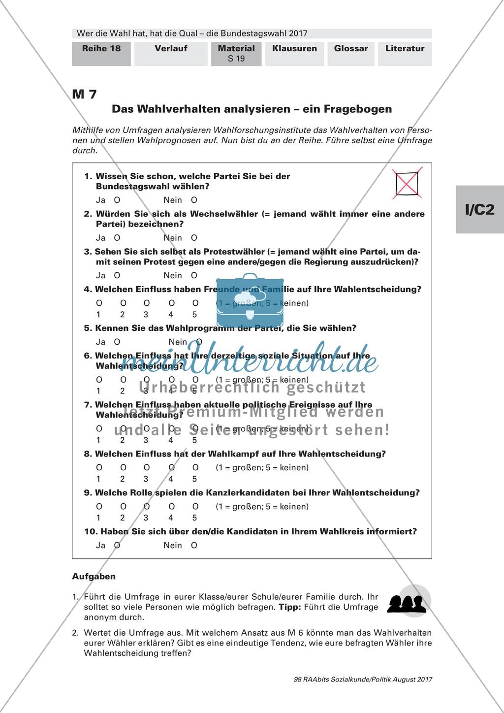 Bundestagswahl 2017: Wahlforschung Preview 3