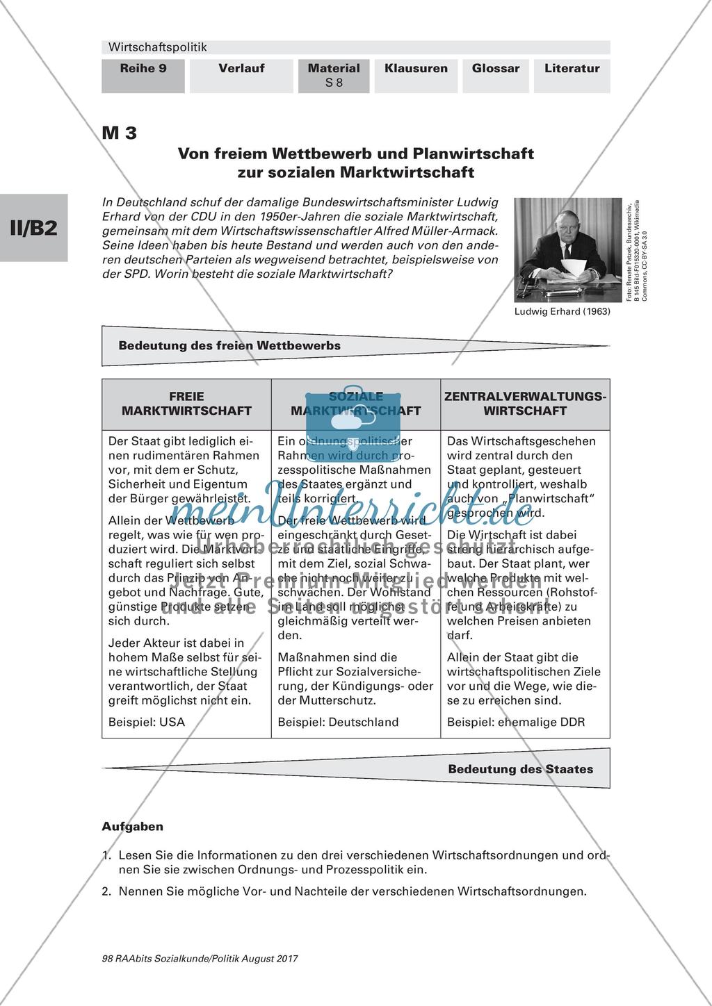 Unterschiedliche Ansätze in der Wirtschaftspolitik Preview 7