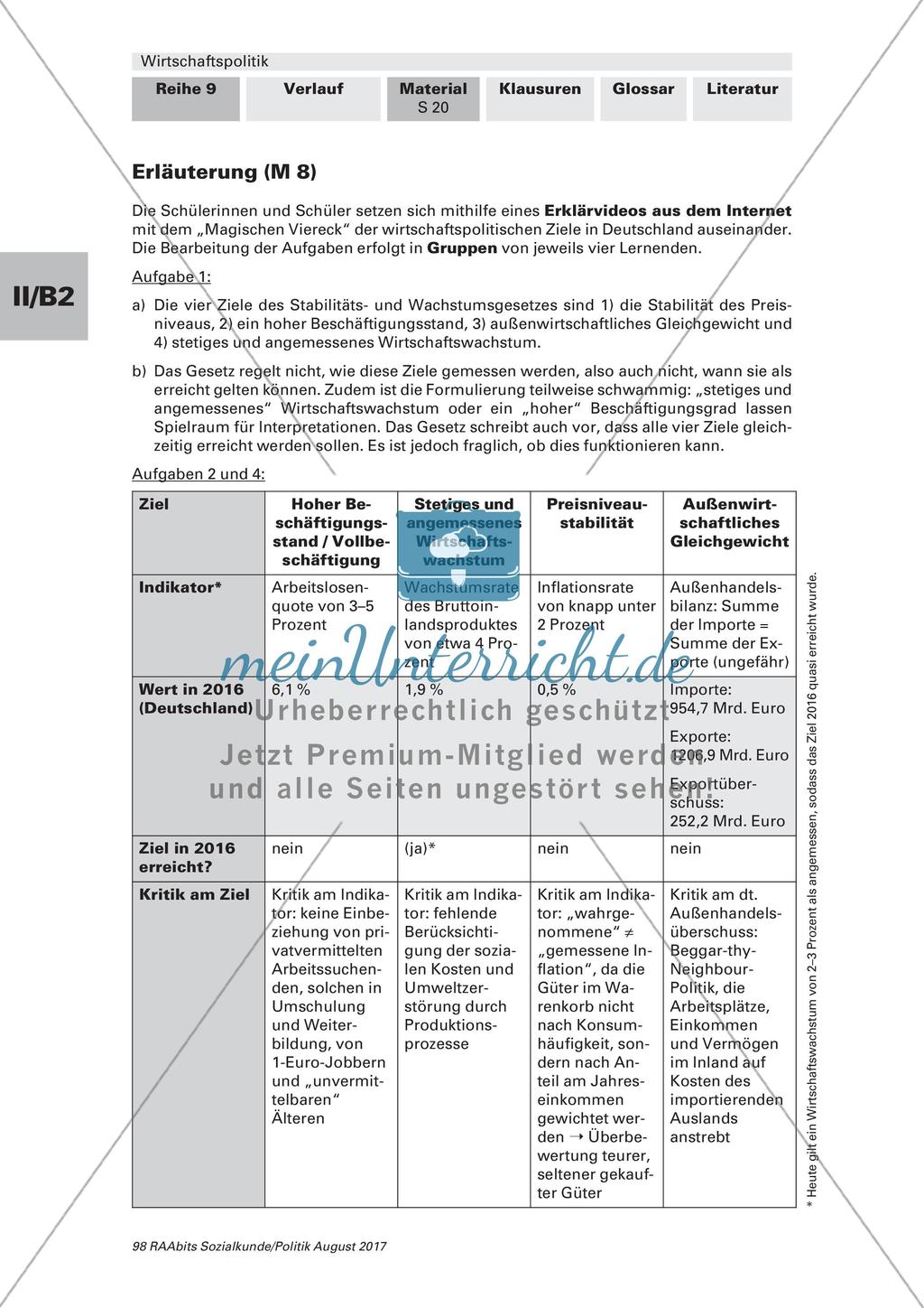 Konkrete Wirtschaftsziele der Bundesregierung Preview 3