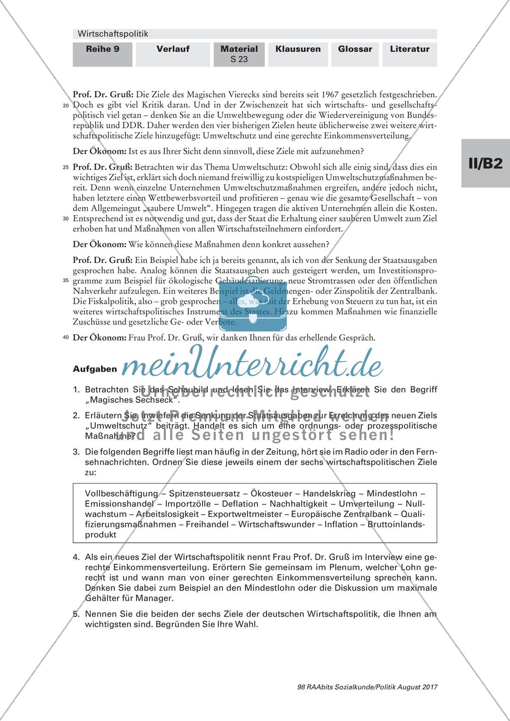 Konkrete Wirtschaftsziele der Bundesregierung Preview 6
