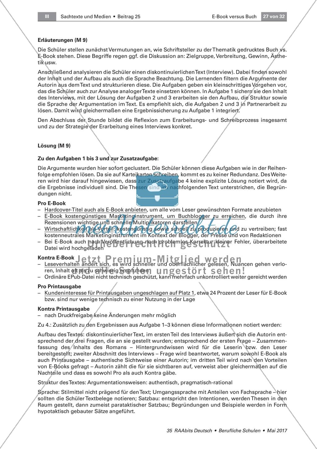 Sachtexte und Medien: Praktische Umsetzungen der Sachtextanalyse Preview 4